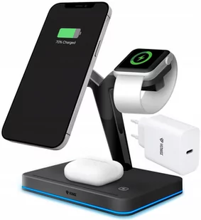 Ładowarka indukcyjna do Iphone Apple watch Airpods YENKEE 3 w 1 35 W - Ładowarki do telefonów Ładowarka indukcyjna do Iphone Apple watch Airpods YENKEE 3 w 1 35 W - Ładowarki do telefonów - miniaturka - grafika 1