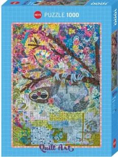 Puzzle 1000 Quilt Art - Leniwiec - Heye - Puzzle - miniaturka - grafika 1