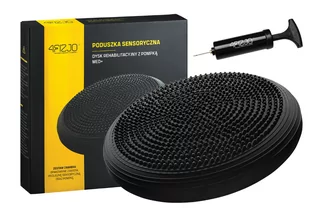 Dysk sensoryczny z pompką poduszka dynamiczna Med+ - Pozostały sprzęt i akcesoria do ćwiczeń - miniaturka - grafika 1