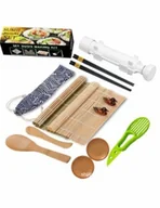 Kuchnie świata - Zestaw Maszynka Do Robienia Sushi Z Rolka Mata Biały lub Czarny - miniaturka - grafika 1