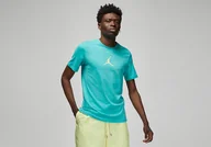 Koszulki męskie - Nike Air Jordan Jumpman Dri-Fit Crew Tee Washed Teal - miniaturka - grafika 1