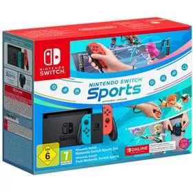 Konsola do gier Nintendo SWITCH Neon + Switch Sports + 3M NSO (NSH083) - Konsole Nintendo - miniaturka - grafika 1