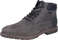 Półbuty męskie - Rieker Męskie buty sznurowane 13744, szare, 44 EU, szary, 44 EU - miniaturka - grafika 1