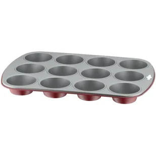 Kaiser Muffin kształt Classic Plus na 12 muffinki 38 x 27 cm Made in Germany okryty powłoką zapobiegającą przywieraniu. 2300754505 - Formy do ciast - miniaturka - grafika 1