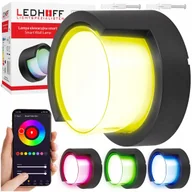 Lampy ogrodowe - Lampa ścienna LED zewnętrzna na dom Kinkiet ELEWACYJNY RGB oświetlenie spot - miniaturka - grafika 1