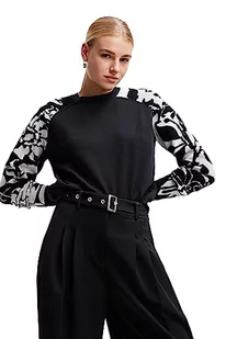 Desigual Sweter damski Limpopo, czarny, XXL - Swetry damskie - miniaturka - grafika 1