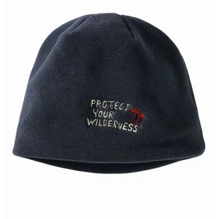 Dziecięca czapka polarowa Jack Wolfskin WILDERNESS BEANIE K night blue - M - Czapki dla dzieci - miniaturka - grafika 1