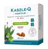Przeziębienie i grypa - Kaszle-Q Pastylki Do Ssania 24 Sztuki - miniaturka - grafika 1