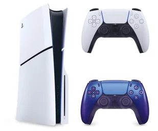 Sony PlayStation 5 Slim + DualSense Chrome Indigo - Konsole Playstation - miniaturka - grafika 1