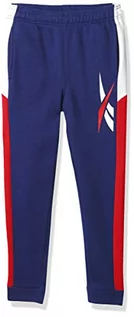Spodnie i spodenki dla chłopców - Reebok Reebok Spodnie chłopięce Pantalon Lit Intl czerwony czerwony 38 9077 - grafika 1