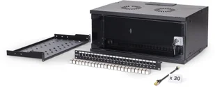 DIGITUS Netzwerk-Set 483 mm 19" - 4HE, 540x400 mm BxT sw - Szafy rack - miniaturka - grafika 1