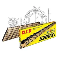 Części motocyklowe - Zestaw łańcuchów DID stal 520VX3 / 112 bez końca do Husqvarna SM S Supermotard 125 ccm rok prod. 2000-2013 - miniaturka - grafika 1