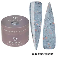 Lakiery hybrydowe - DNKa' Rubber Base French Cover 30ml #0047 Trendy Baza Hybrydowa - miniaturka - grafika 1