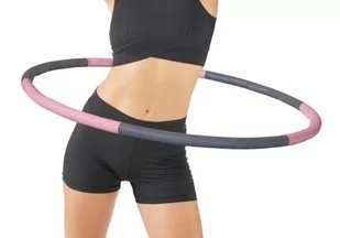 Obręcz fitness SCHILDKRÖT Fitness Hoop grey-rose - Pozostały sprzęt i akcesoria do ćwiczeń - miniaturka - grafika 1