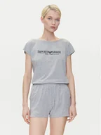 Piżamy damskie - Emporio Armani Underwear Piżama EW000495 AF10881 O8002 Szary Regular Fit - miniaturka - grafika 1