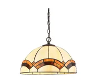 Lampy sufitowe - Prezent 229 - Żyrandol na łańcuchu TIFFANY 2xE27/60W/230V - miniaturka - grafika 1