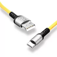 Kable USB - Kabel USB - USB-C eXc BRAID 1.2m, neon żółty - miniaturka - grafika 1