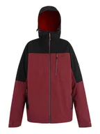 Kurtki i kamizelki sportowe męskie - Regatta Kurtka funkcyjna 3w1 "Wentwood" w kolorze czarno-bordowym - miniaturka - grafika 1