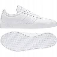 Trampki damskie - Buty damskie sportowe trampki adidas VL Court 2.0 B42314 białe 38 2/3 - miniaturka - grafika 1