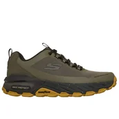 Buty trekkingowe męskie - Buty męskie Skechers Max Protect 237669OLV - zielone - miniaturka - grafika 1
