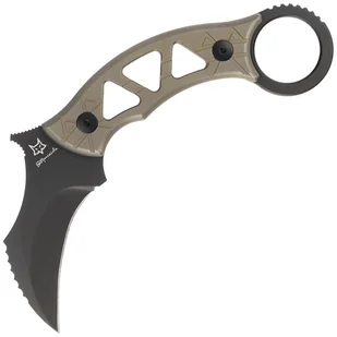 Nóż FOX Tribal K Karambit Titanium Bronze, Black PVD M390 by Doug Marcaida (FX-803 TiPVD) - Noże - miniaturka - grafika 1