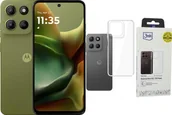 Etui i futerały do telefonów - Smartfon Motorola Moto G15 8/256GB Zielony PB6G0002PL + Etui Clear Case - miniaturka - grafika 1