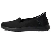 Kapcie damskie - Skechers Damskie kapcie ON-The-GO Flex, czarne tekstylne, rozmiar 8, Czarna tkanina, 41 EU - miniaturka - grafika 1