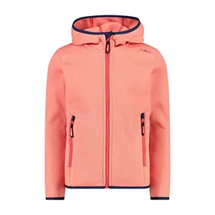CMP, Kid Gjacket Fix Hood, dziewczyna, flaming, 104 - Kurtki i płaszcze dla dziewczynek - miniaturka - grafika 1