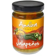 Zdrowa żywność - Amazin PAPRYCZKI JALAPENOS W ZALEWIE BIO 150 g - - miniaturka - grafika 1