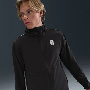 Męska kurtka z tkaniny Nike Air Max - Szary - Kurtki i kamizelki sportowe męskie - miniaturka - grafika 1