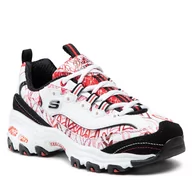 Sneakersy damskie - SKECHERS Sneakersy Cupid Charm 149504/WRBK White/Red/Black - miniaturka - grafika 1