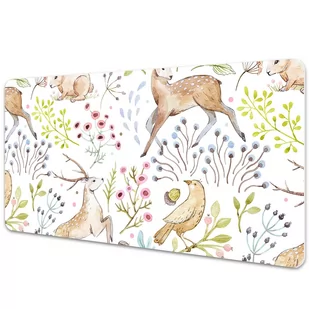 Podkładka na biurko dla dzieci Leśne zwierzęta 90x45 cm - Podkładki na biurko - miniaturka - grafika 1