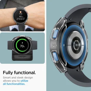 Etui SAMSUNG GALAXY WATCH 6 (40MM) Spigen Ultra Hybrid Crystal transparentne - Akcesoria do smartwatchy - miniaturka - grafika 13