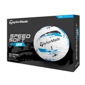 Golf - Taylor Made SpeedSoft INK blue 12-pack piłki golfowe - miniaturka - grafika 1