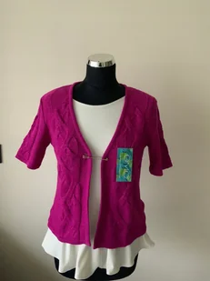 SWETER ROZPINANY ŚWIĄTECZNY Prezent dla niej EXTRA OKAZJA - Swetry damskie - miniaturka - grafika 1