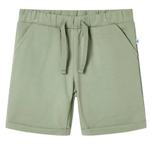 Szorty dziecięce ze sznurkiem, jasne khaki, 140 - Spodenki damskie - miniaturka - grafika 1
