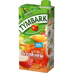 Tymbark napój jabłko-brzoskwinia 6x1l - Soki i napoje niegazowane - miniaturka - grafika 1