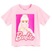 Cool Club, T-shirt dziewczęcy, różowy, Barbie