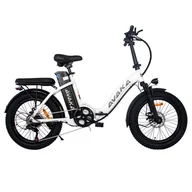 Rowery elektryczne - AVAKA BZ20 PLUS Electric Bike Foldable 20*3 0 Inch Fat Tires 500W Brushless Motor 25Km/h Max Speed 48V 18 2Ah Battery 100Km Ran - miniaturka - grafika 1