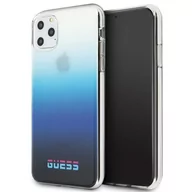 Etui i futerały do telefonów - Guess Obudowa dla telefonów komórkowych California pro Apple iPhone 11 Pro Max GUHCN65DGCNA Niebieski - miniaturka - grafika 1