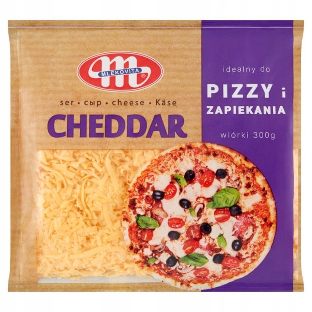 Ser Cheddar w plastrach 300 g