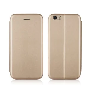 NoName Etui Book Magnetic iPhone 7/8 złoty /gold SE 2020 - Etui i futerały do telefonów - miniaturka - grafika 1