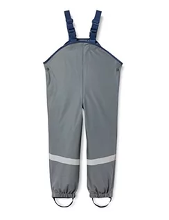 Spodnie i spodenki dla chłopców - Playshoes Dziecięce spodnie przeciwdeszczowe wiatro-i wodoodporne spodnie przeciwdeszczowe, ciemnoszare, 128, ciemnoszary, 128 - grafika 1