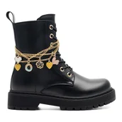 Buty dla dziewczynek - Trzewiki DeeZee CS5587-17 - miniaturka - grafika 1