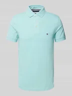 Koszulki męskie - Koszulka polo o kroju slim fit z wyhaftowanym logo model ‘1985’ - miniaturka - grafika 1