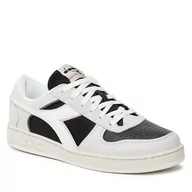 Półbuty męskie - Sneakersy Diadora Magic Basket Low Earth 501.179006-C2069 Black / White Pristine - miniaturka - grafika 1