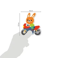 Pasmanteria - Naklejki od 2 lat 6ark Środki Transportu - miniaturka - grafika 1