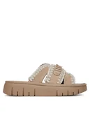 Klapki i japonki damskie - Roxy Klapki HY62277-5 Beżowy - miniaturka - grafika 1