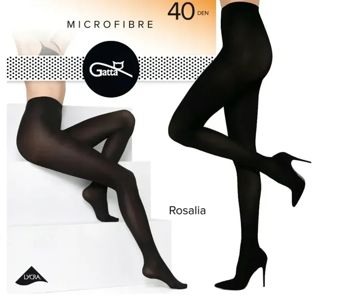Rajstopy Gatta Rosalia 40 Den Nero 4-l