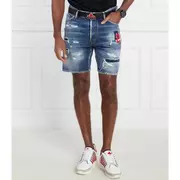 Spodenki męskie - Dsquared2 Szorty | Slim Fit | denim - miniaturka - grafika 1